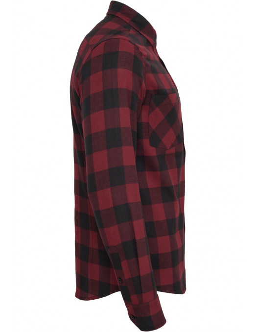 Ckecked Flanell Shirt Black/Burgundy