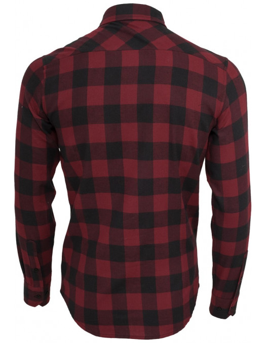 Ckecked Flanell Shirt Black/Burgundy
