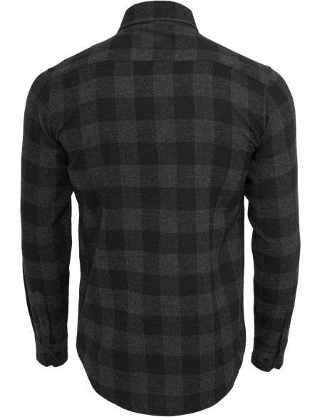 Checked Flanell Shirt Black/Charcoal