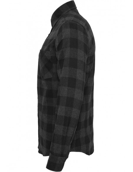 Checked Flanell Shirt Black/Charcoal