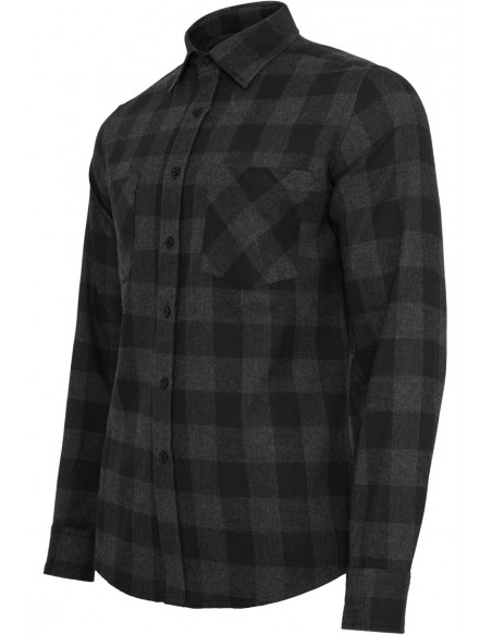 Checked Flanell Shirt Black/Charcoal