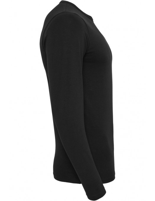 Fitted Stretch L/S Tee Black