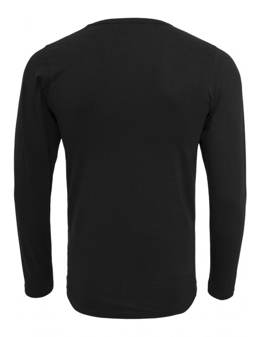 Fitted Stretch L/S Tee Black