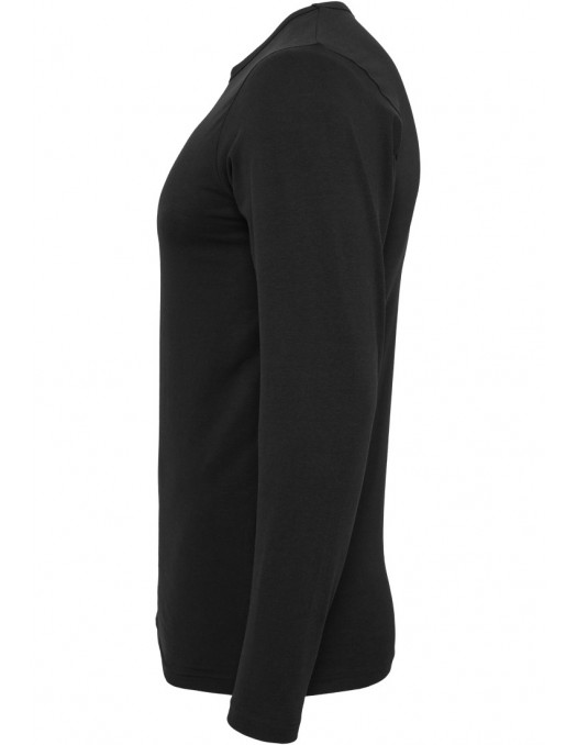 Fitted Stretch L/S Tee Black