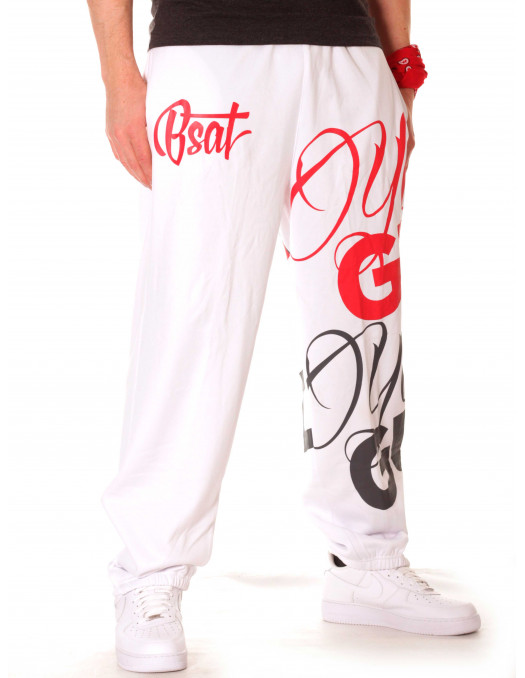 BSAT Young Gunz Sweatpants White