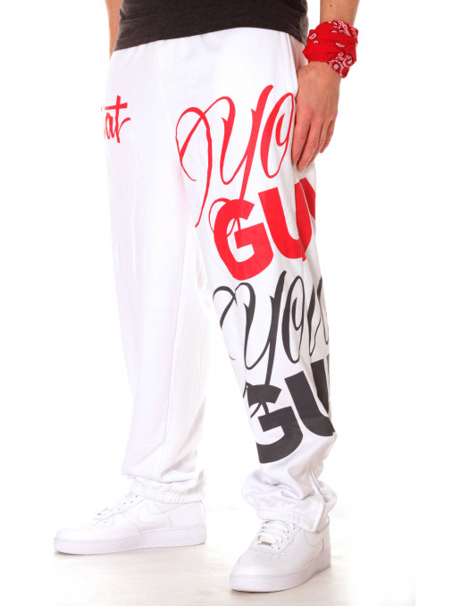 BSAT Young Gunz Sweatpants White