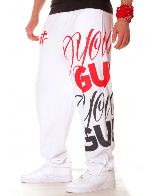 BSAT Young Gunz Sweatpants White
