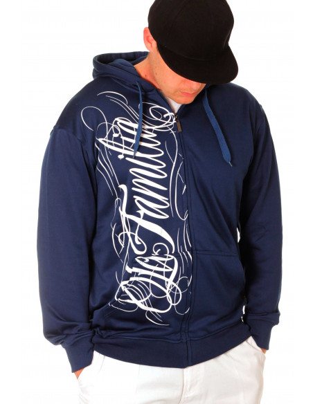 BSAT La Familia ZipHoodie Royal Blue