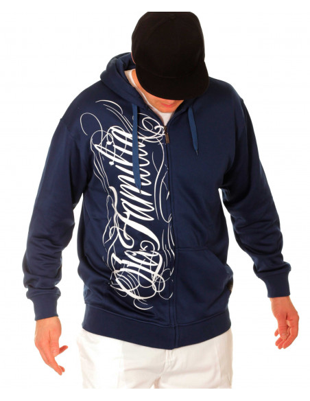 BSAT La Familia ZipHoodie Royal Blue