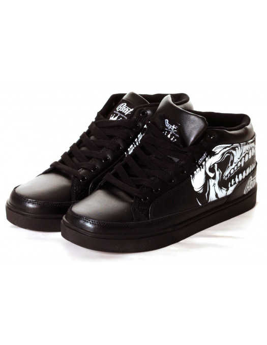 BSAT Big Skull Black Sneaker
