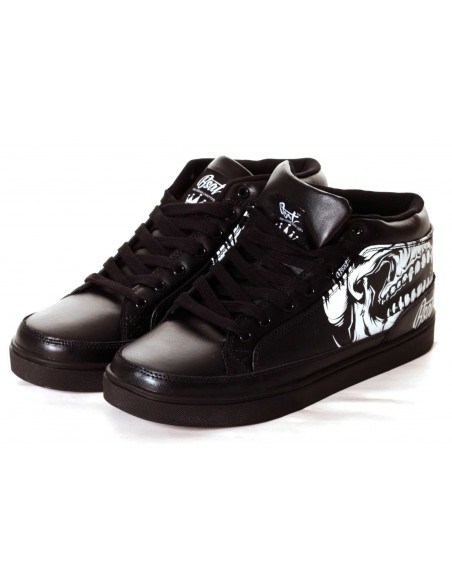 BSAT Big Skull Black Sneaker