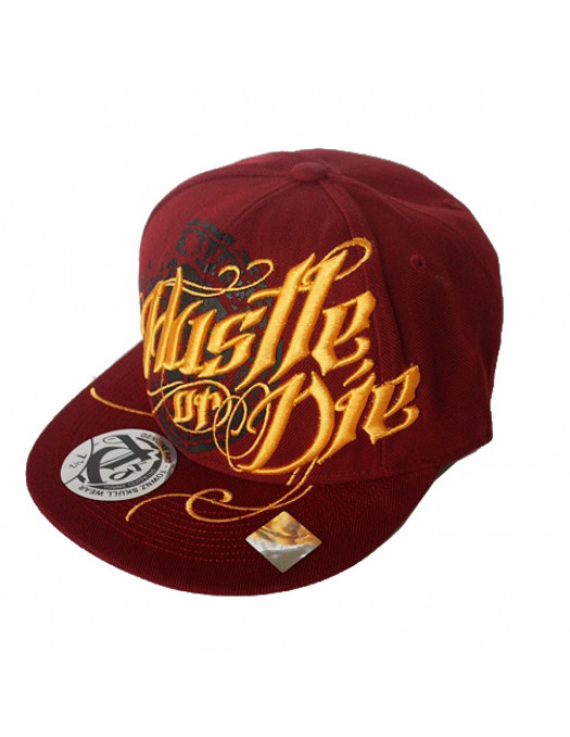 Townz Cap Hustle or Die dark red