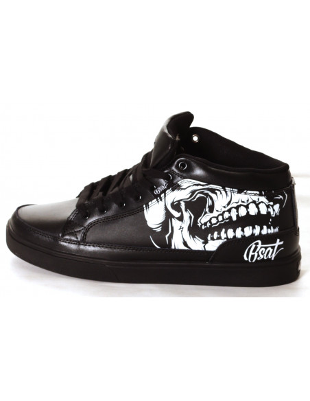 BSAT Big Skull Black Sneaker