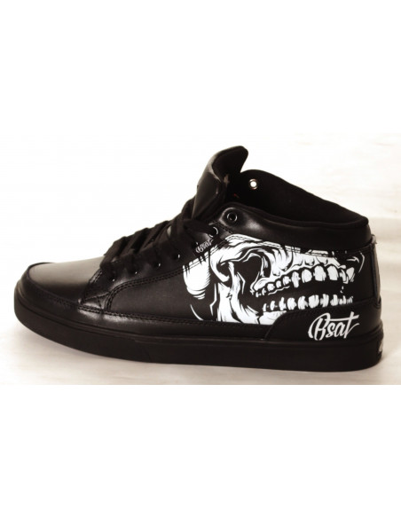 BSAT Big Skull Black Sneaker