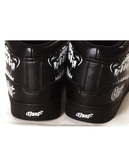 BSAT Big Skull Black Sneaker