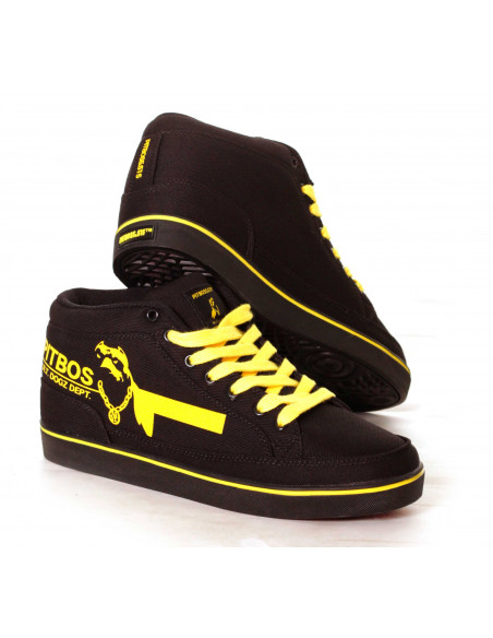 Doggz Dept. Black/Yellow Sneakers from Pitbos5.515