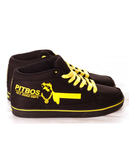 Doggz Dept. Black/Yellow Sneakers from Pitbos5.515