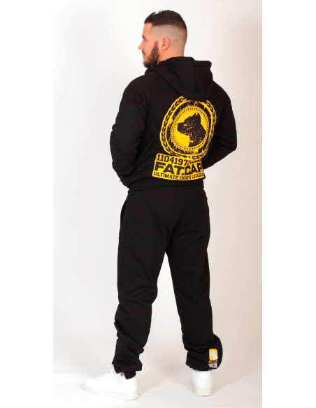 FAT313 Ultimate Dogs League Yellow Zip Hoodie