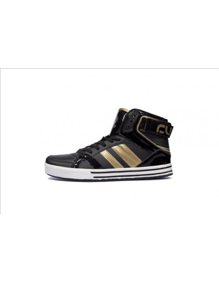 Cultz Hi Top Shoes Golden Stripes