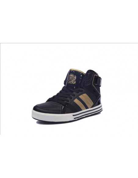 Cultz Hi Top Shoes Golden Stripes