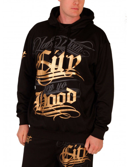 BSAT Hood Black Hoodie
