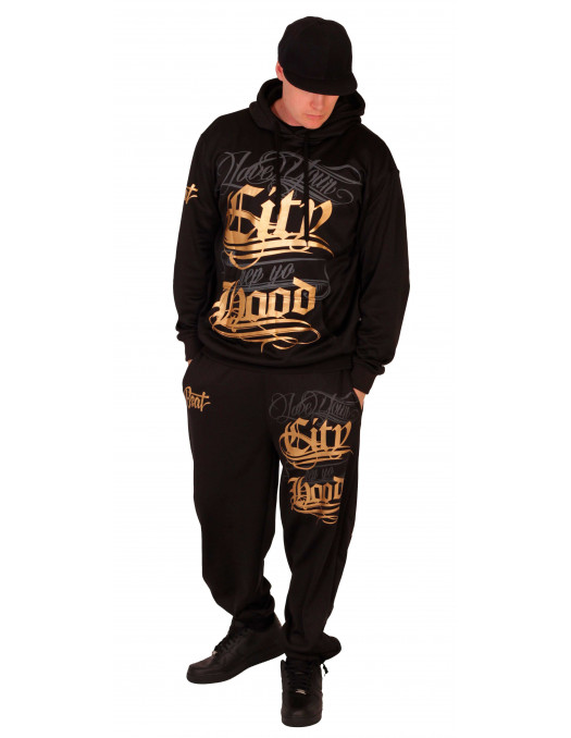 BSAT Hood Black Hoodie