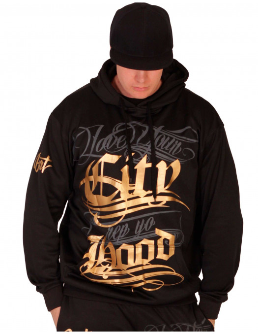 BSAT Hood Black Hoodie