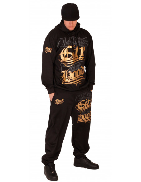 BSAT Hood Black Hoodie