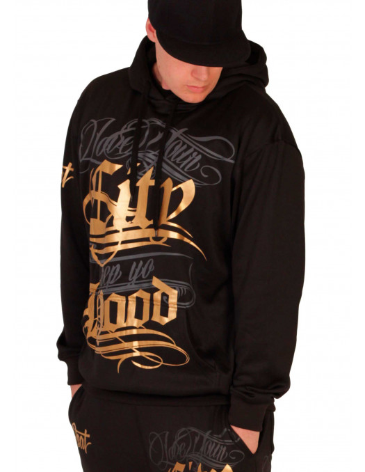 BSAT Hood Black Hoodie