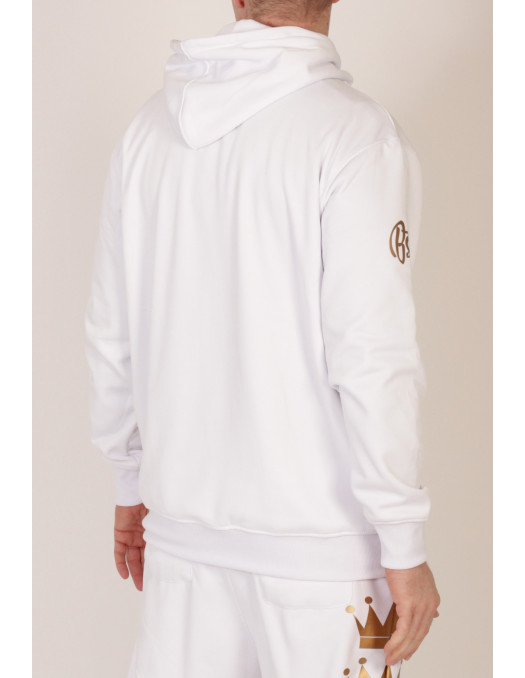 BSAT Hood White Hoodie