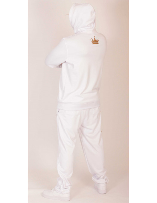 BSAT Hood White Hoodie