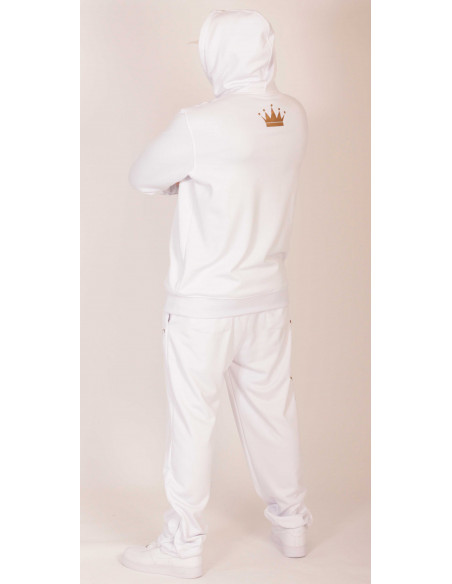 BSAT Hood White Hoodie