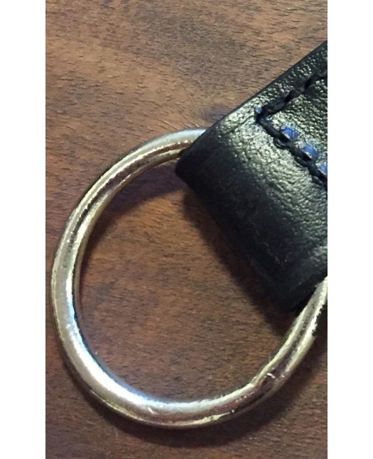 FAT313 Leather Keychain Embossed Logo...