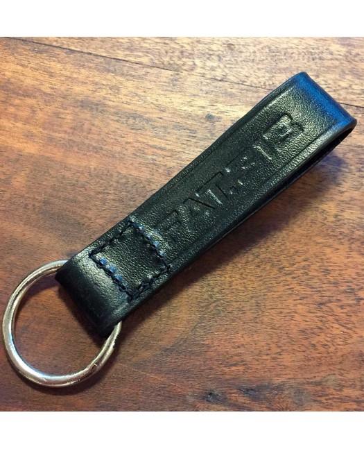 FAT313 Leather Keychain Embossed Logo...