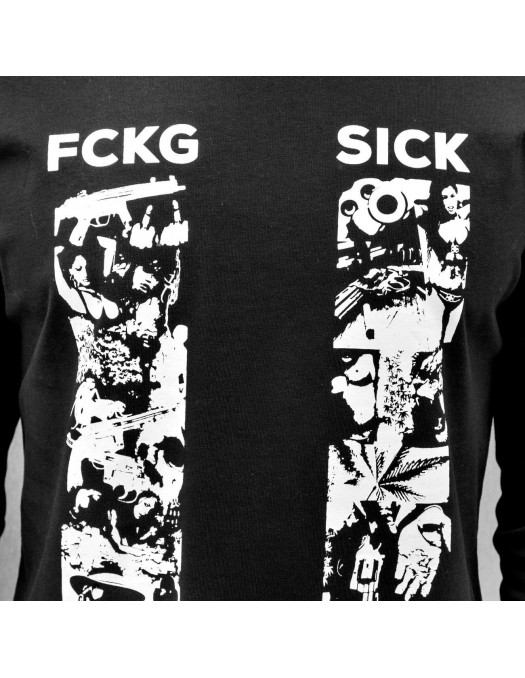DNGRS FCKG SICK L/S Tee