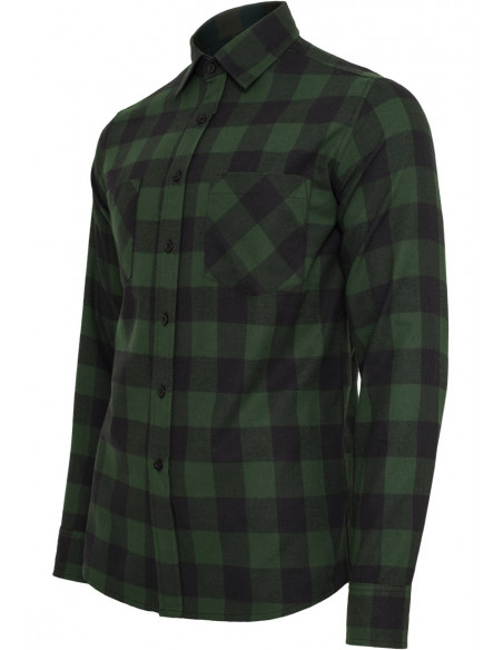 Checked Flanell Shirt Black Forrest