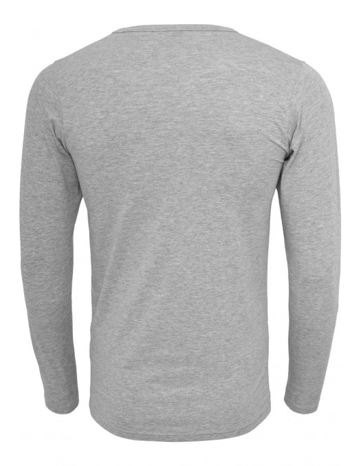Fitted Stretch L/S Tee Grey
