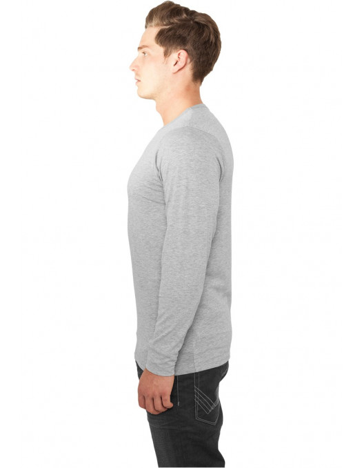 Fitted Stretch L/S Tee Grey