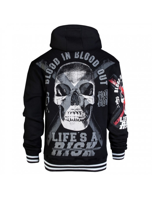 Blood Life's a Risk Ziphoodie