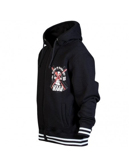 Blood Life's a Risk Ziphoodie