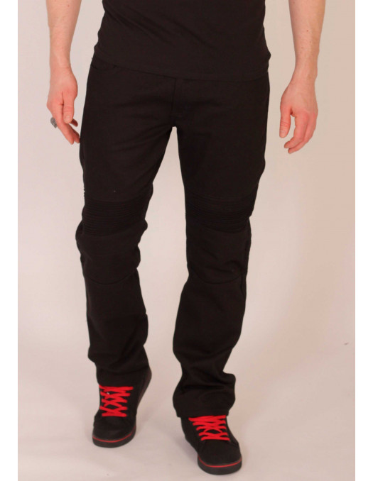 Biker Twill Pants Black