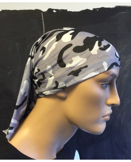 Multi Scarf TubeBandana Camo Grey
