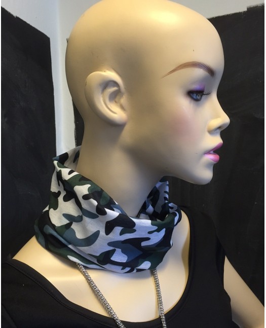 Multi Scarf TubeBandana Camo Green/Blue