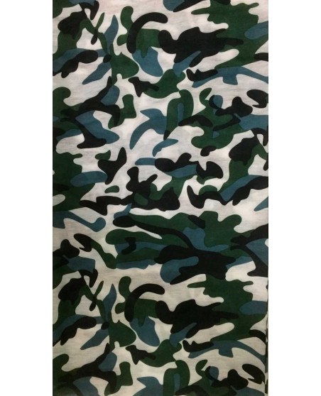 Multi Scarf TubeBandana Camo Green/Blue
