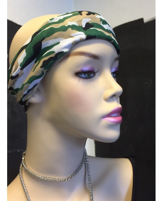 Multi Scarf TubeBandana Camo Green/Khaki