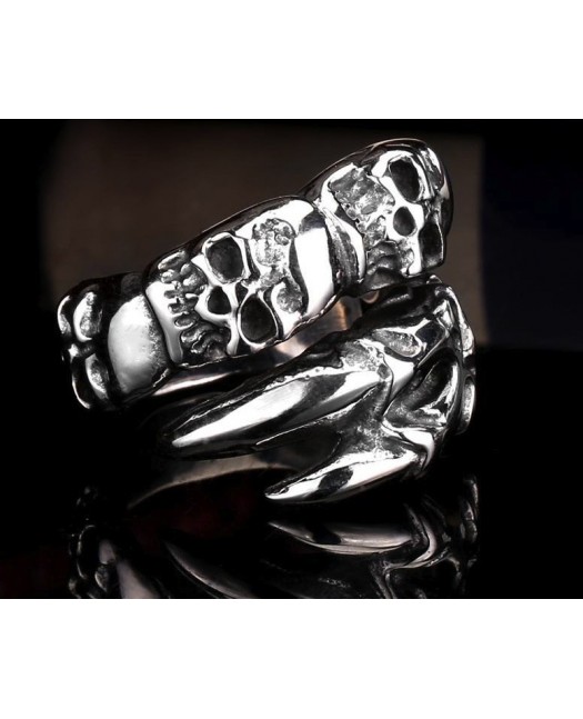 Snake Skull Ring