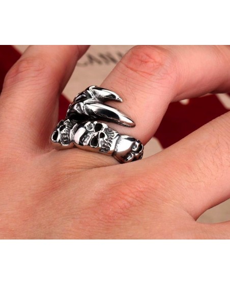 Snake Skull Ring