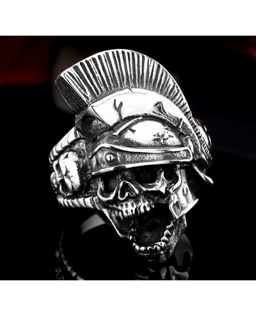 Fighter Skull Ring