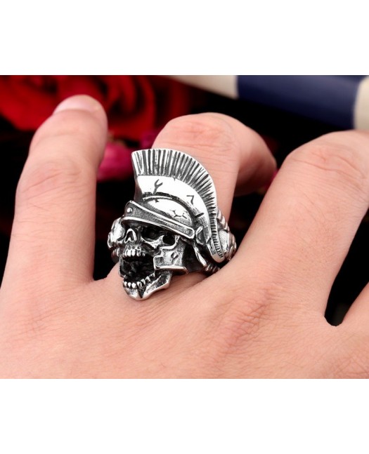 Fighter Skull Ring
