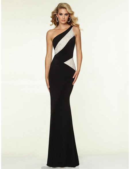 One Shoulder Prom Dress